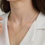 February Heart Birthstone Necklace Gift, thumbnail 7 of 7