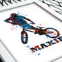 Personalised Bmx Print, thumbnail 3 of 5