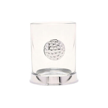 Personalised Golf Pewter Whisky Glass, 4 of 4