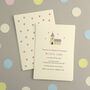 Personalised Pink Christening Invitations, thumbnail 1 of 3