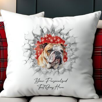 Personalised Christmas Bulldog Break Through, 5 of 10