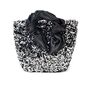 Silver Sequin Evening Bag, thumbnail 3 of 3