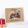 Personalised Family Christmas Wood Picture Frame, thumbnail 2 of 2