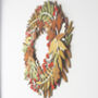 Autumn Leaf Hand Painted Multi Layered Wreath, Seasonal Wreath, thumbnail 2 of 6