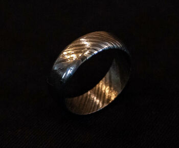 Damascus / Pattern Welding Ring Making For Two, 2 of 12