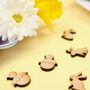 Easter Bunny And Chick Wooden Table Confetti, thumbnail 4 of 4