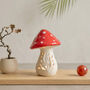 Mushroom Tealight Holder Toadstool Décor, thumbnail 1 of 6