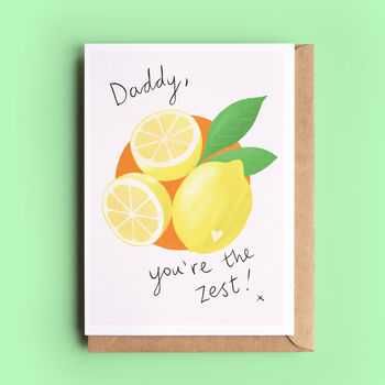Lemon Pun Card For Dad, Daddy Or Grandad, 3 of 4