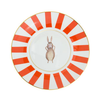Fox And Rabbits Bone China Teacup And Saucer, 4 of 8