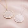 Etched Glass Pendant Personalised Necklace, thumbnail 2 of 10