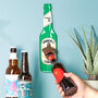 Personalised Wall Mounted Favourite Beer Bottle Opener, thumbnail 2 of 4