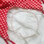 White And Red Beaded Necklace, thumbnail 4 of 6