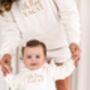 Ladies' Oh Hey Vacay Embroidered Holiday Matching Mini Me Hoodie Jumper, thumbnail 5 of 8