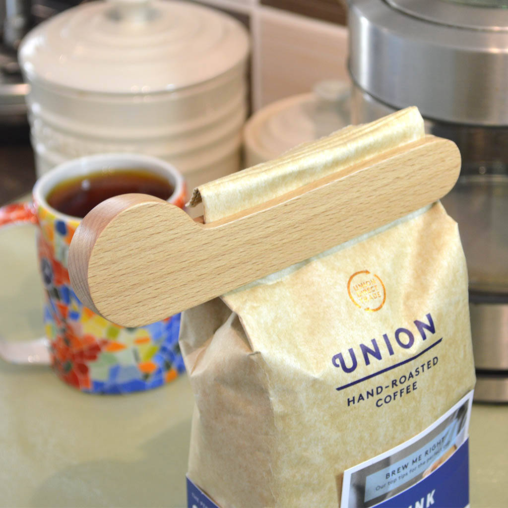 Engraved Wooden Coffee Scoop By