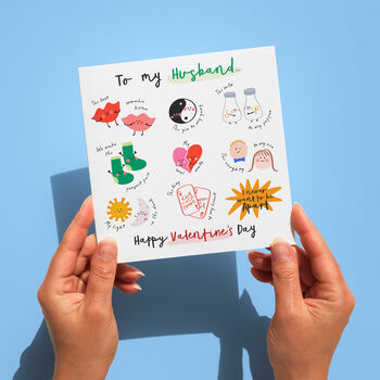 Boyfriend Perfect Match Valentine's Day Card, 6 of 9