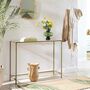 Modern Tempered Glass Console Table, thumbnail 3 of 7