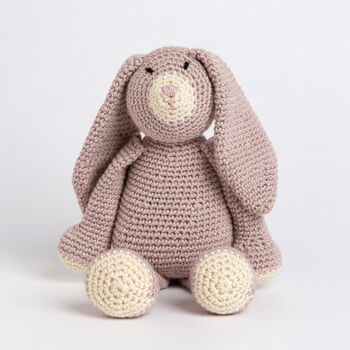 Mabel Bunny Rabbit Easy Crochet Kit, 2 of 10