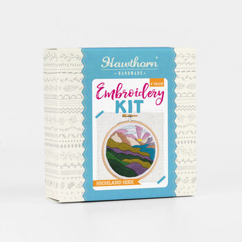 Highland Hike Mini Embroidery Kit, 3 of 3