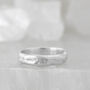 Celestial Shooting Star Silver Wide Stacking Ring, thumbnail 6 of 6