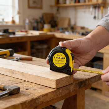 Personalised Tape Measure I Love You Beyond Measure, 6 of 10