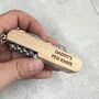 Personalised Wooden Pen Knife And Multi Tool, thumbnail 4 of 5