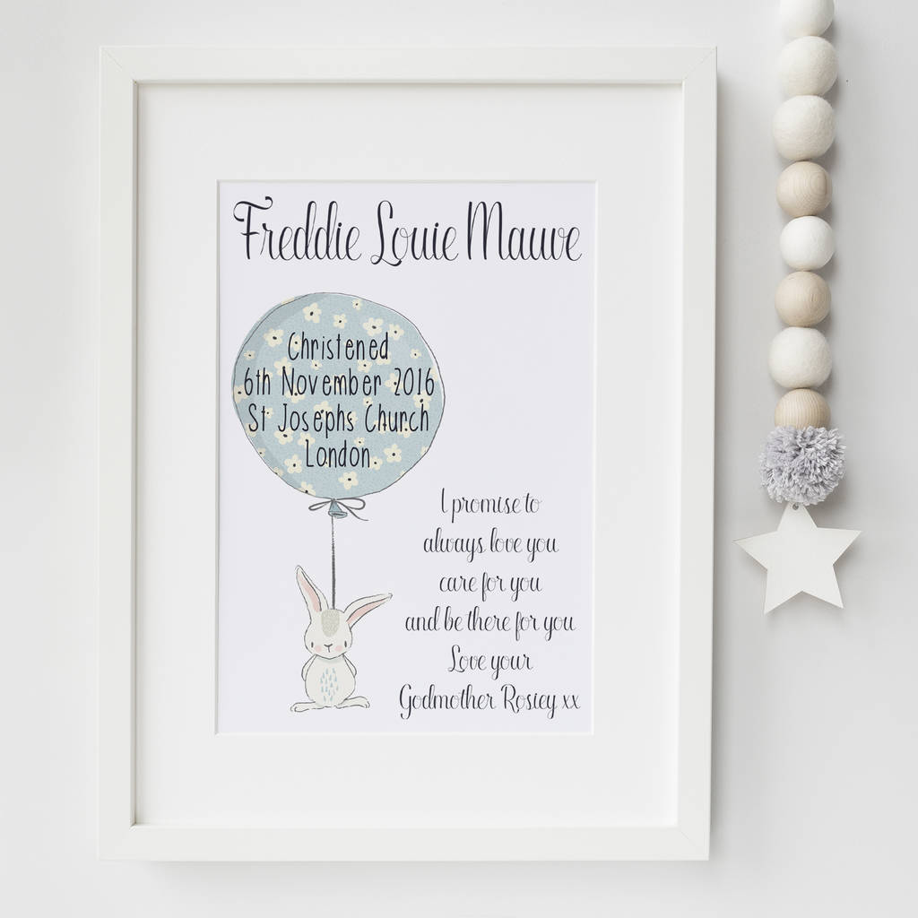 bespoke christening gifts