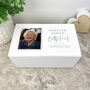 Personalised Forever Loved Photo Cremation Urn For Ashes 1440ml, thumbnail 1 of 10