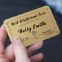 Personalised Best Girlfriend Ever Purse Card, thumbnail 3 of 8