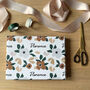Personalised Floral Name Wrapping Paper, thumbnail 2 of 3