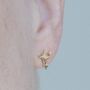 60th Birthday Star Earrings In Colours: Gold, Silver, Rose Gold, thumbnail 12 of 12