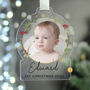 Personalised 1st Christmas Photo Bauble And Gift Box, thumbnail 3 of 4