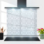 Grey 'Carved Stonework' Toughened Glass Splashback, thumbnail 7 of 9