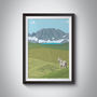 Kootenay National Park Canada Travel Poster Art Print, thumbnail 1 of 6