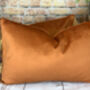 Velvet Copper Tassel Cushion, thumbnail 9 of 10