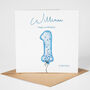 Personalised 1st Birthday Card, thumbnail 3 of 6