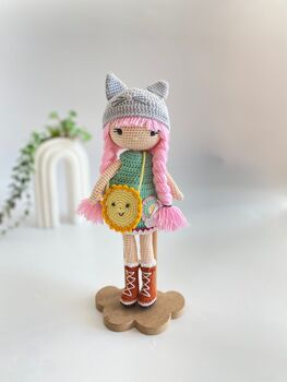 Crochet Doll With Summer Outfit For Kids, 10 of 12