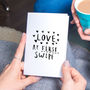 Love At First Swipe Online Dating Greeting Card, thumbnail 2 of 4