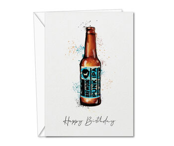 Brewdog Punk Ipa Birthday Card, 2 of 2