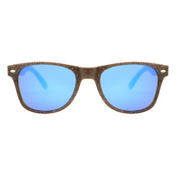 Aqua Reflection Coffee Polarised Sunglasses By Runesilk, 2 of 5