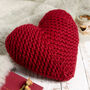 Heart Cushion Knitting Kit, thumbnail 1 of 6