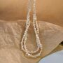 Saville Row Ivory Silver Pearl Jewel Ball Gift Necklace, thumbnail 4 of 5