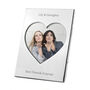 Personalised Silver Plated Heart Photo Frame, thumbnail 8 of 9