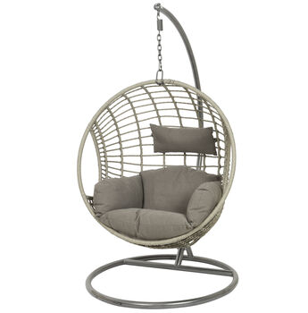 Indoor Outdoor Hanging Egg Chair, 5 of 9