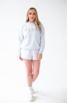 Spring Mama Est Embroidered Personalised Sweatshirt, 3 of 12