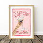 Espresso Martini Cocktail Art Print, thumbnail 10 of 12