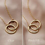Personalised Birthstone Crescent Moon Necklace, thumbnail 8 of 11