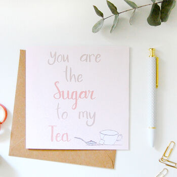 Sugar And Tea Card, 2 of 4
