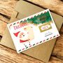 Naughty Or Nice Personalised Christmas Santa List Scratch Card With Envelope, thumbnail 5 of 7