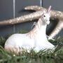 Glass Unicorn Christmas Tree Bauble, thumbnail 2 of 3