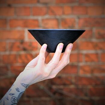 6th Anniversary Gift, Iron Conical Bowl, 8 of 11